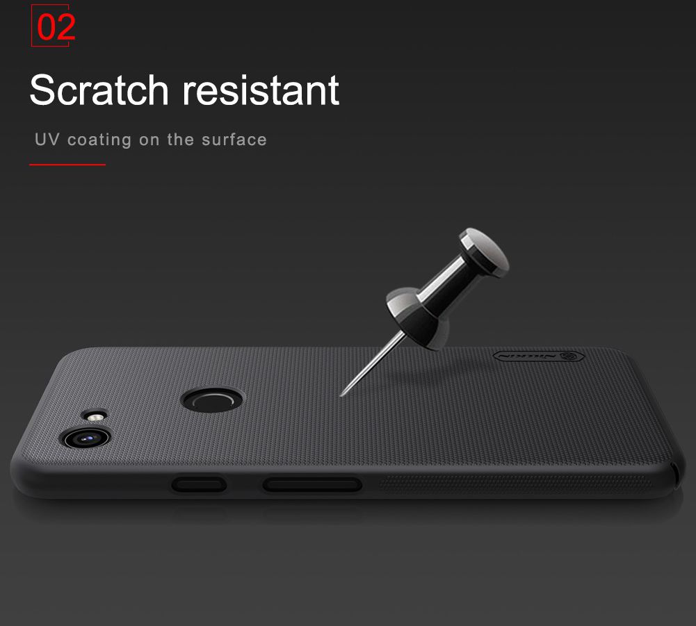 Nillkin Super Frosted Google Pixel 3A Shield Hoesje Zwart afbeelding 10