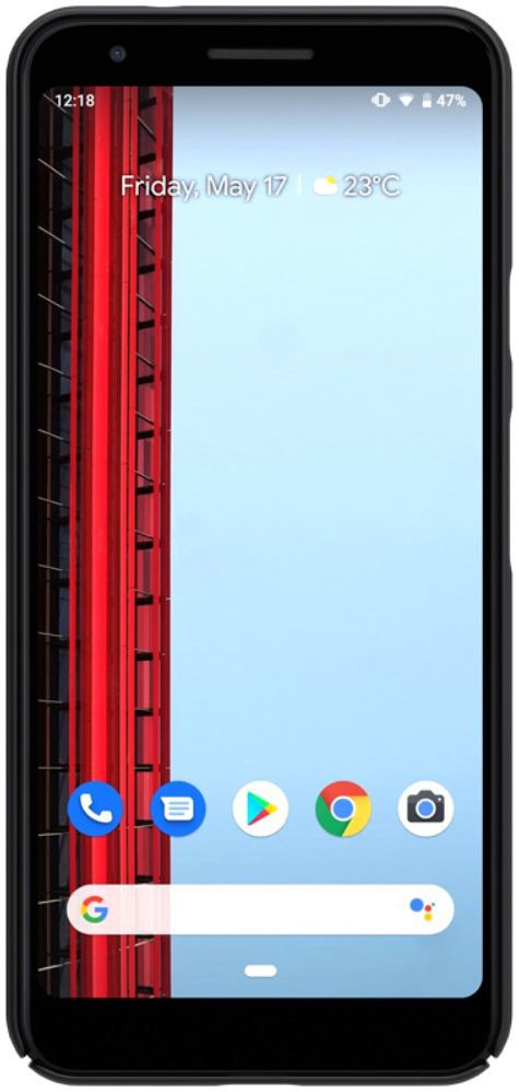 Nillkin Super Frosted Google Pixel 3A Shield Hoesje Zwart afbeelding 3