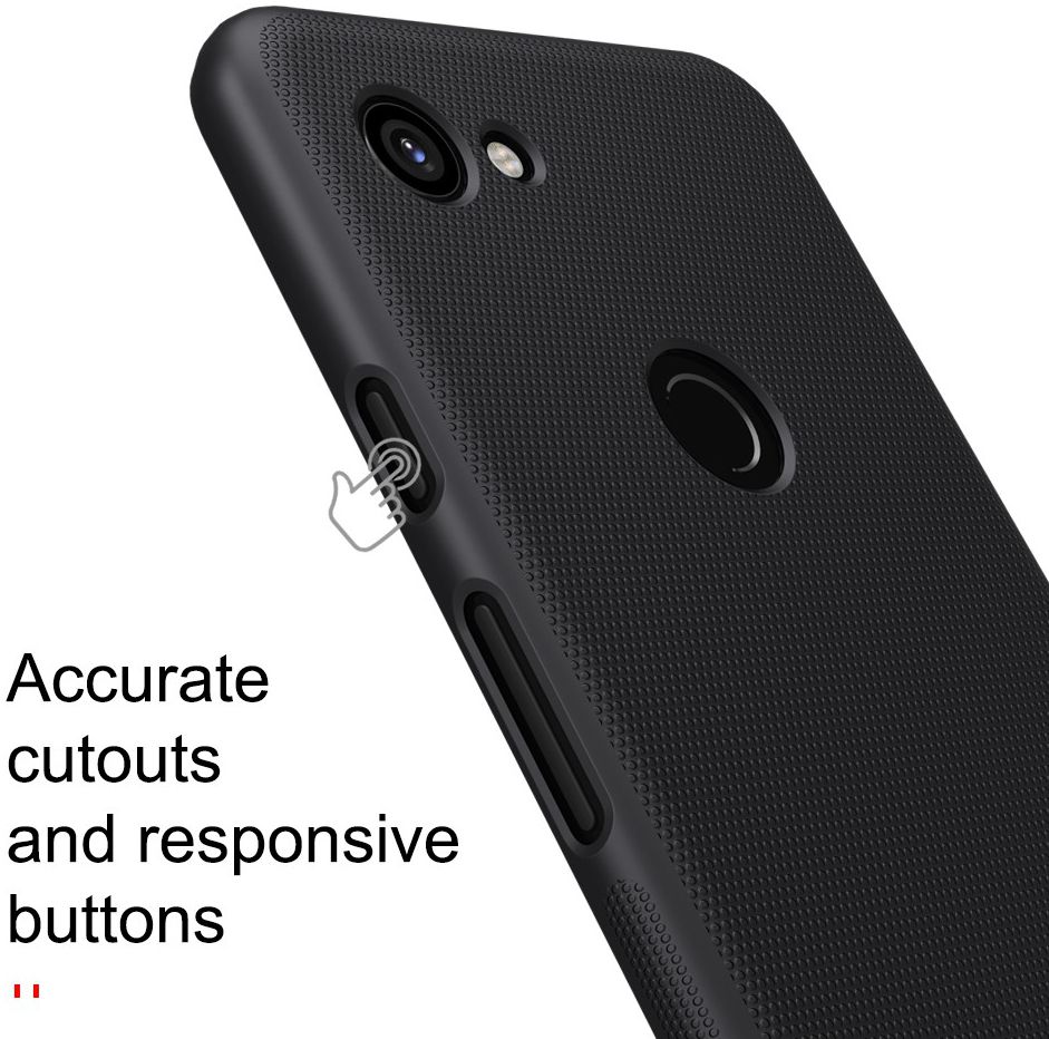 Nillkin Super Frosted Google Pixel 3A Shield Hoesje Zwart afbeelding 5