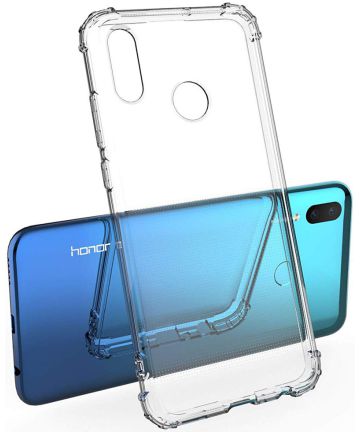 Huawei P Smart Plus (2019) Schokbestendig TPU Hoesje Transparant Hoesjes