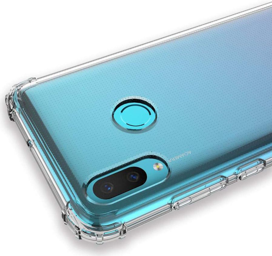Huawei P Smart Plus (2019) Schokbestendig TPU Hoesje Transparant afbeelding 2