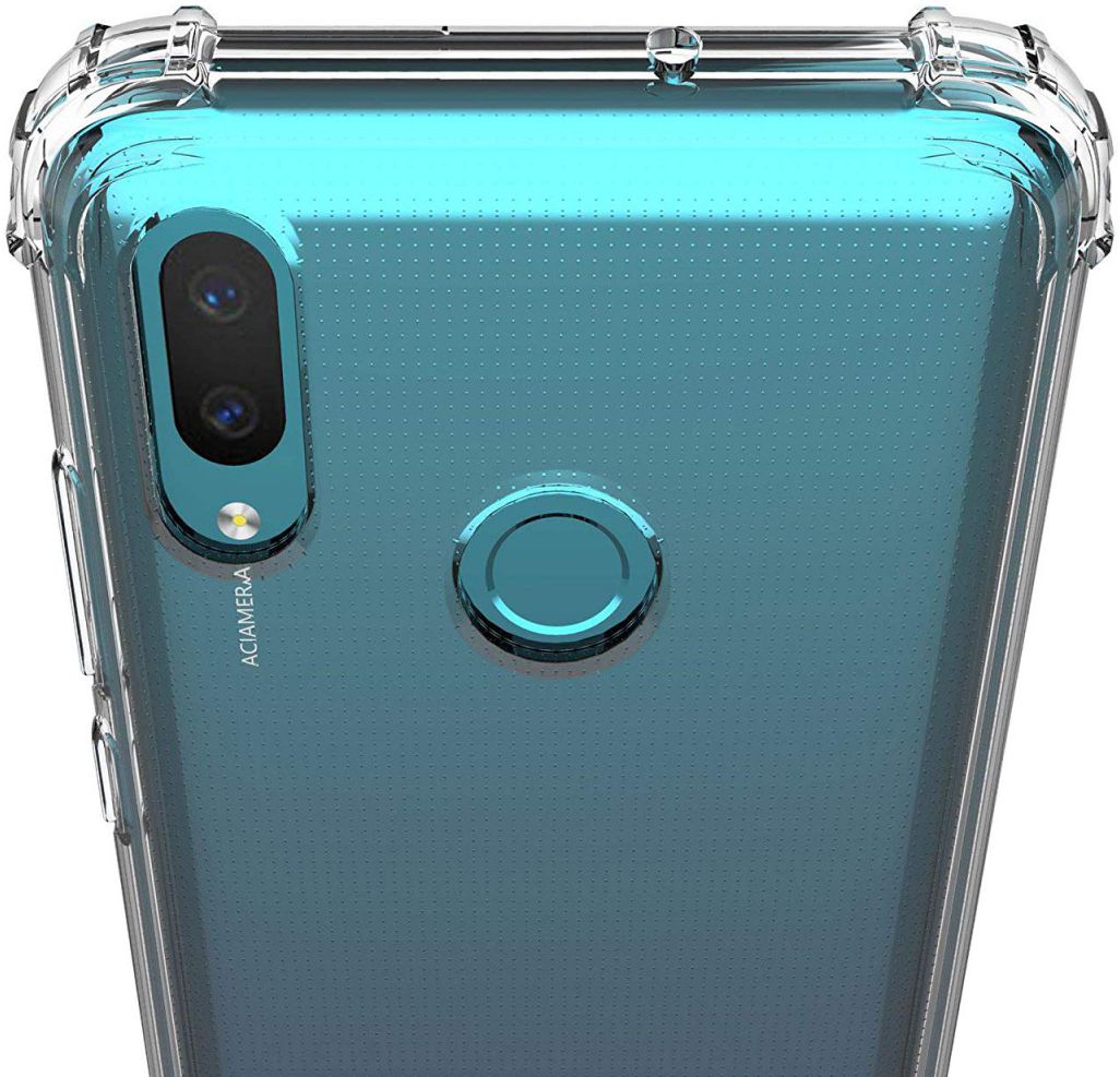 Huawei P Smart Plus (2019) Schokbestendig TPU Hoesje Transparant afbeelding 4