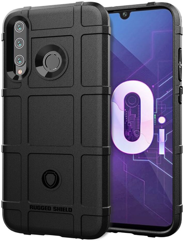 Huawei P Smart Plus (2019) Rugged Armor Hoesje Zwart afbeelding 1