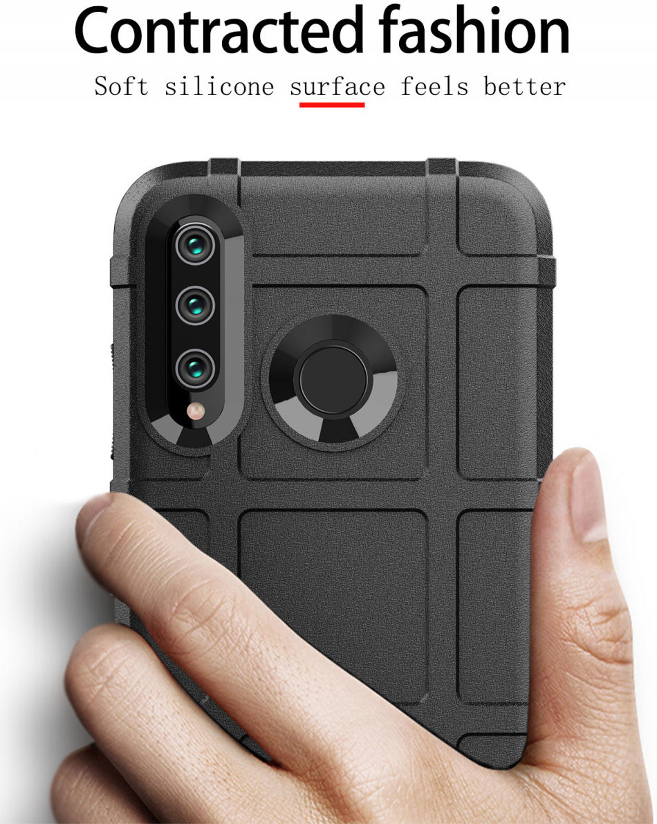 Huawei P Smart Plus (2019) Rugged Armor Hoesje Zwart afbeelding 7