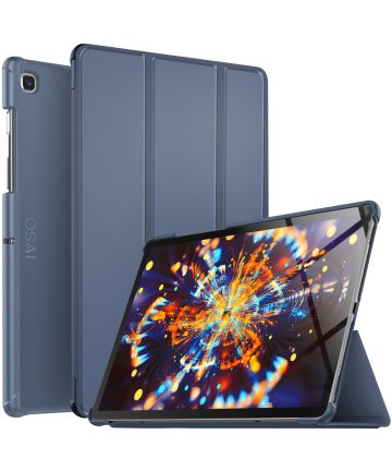 Samsung Galaxy Tab S5e Tri-fold Hoes Blauw Hoesjes