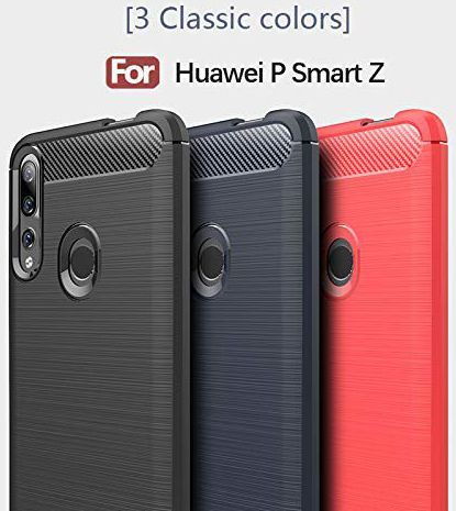Huawei P Smart Z Geborsteld TPU Hoesje Rood afbeelding 9