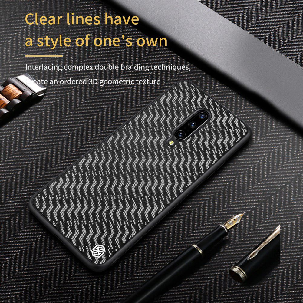 Nillkin Shiny Series OnePlus 7 Pro Hybride Hoesje Zwart afbeelding 11