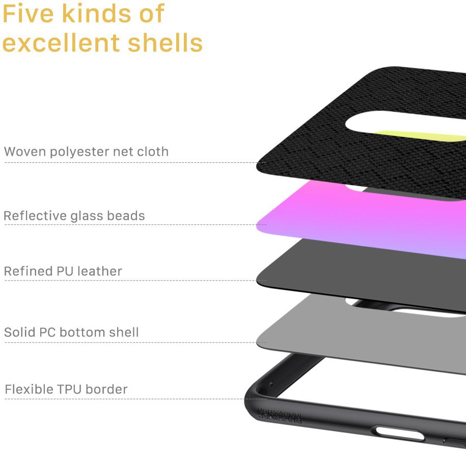Nillkin Shiny Series OnePlus 7 Pro Hybride Hoesje Zwart afbeelding 7