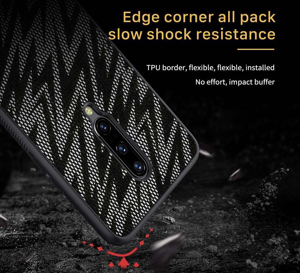 Nillkin Shiny Series OnePlus 7 Pro Hybride Hoesje Zwart afbeelding 9