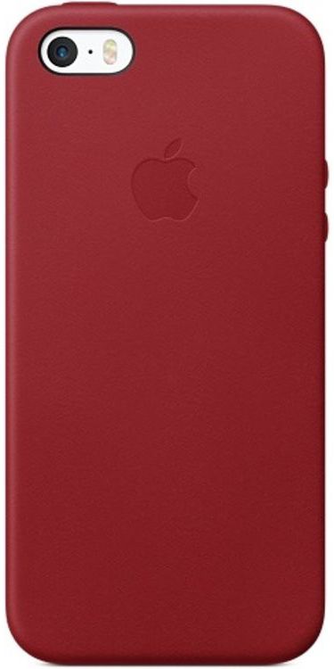 Originele Apple iPhone SE / 5(s) Leather Case (PRODUCT)RED afbeelding 1
