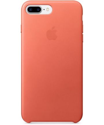 Originele Apple iPhone 8 / 7 Plus Leather Case Geranium Hoesjes