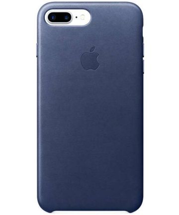 Originele Apple iPhone 8 / 7 Plus Leather Case Midnight Blue Hoesjes