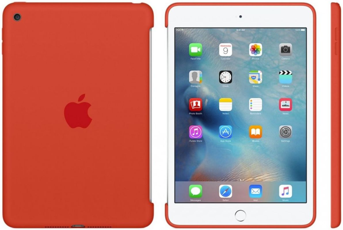 Originele Apple iPad Mini 4 Silicone Case Orange afbeelding 5