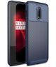 OnePlus 7 Carbon TPU Hoesje Blauw