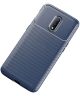 OnePlus 7 Carbon TPU Hoesje Blauw