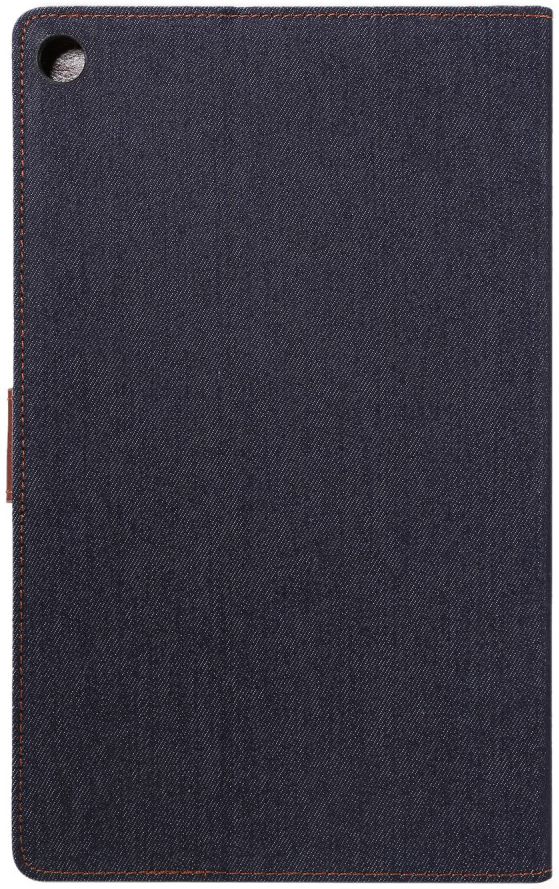 Samsung Galaxy Tab A 10.1 (2019) Jeans Portemonnee Hoesje Zwart afbeelding 5