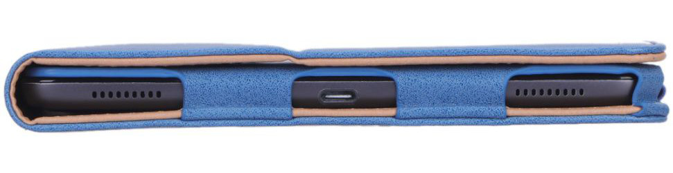 Samsung Galaxy Tab A 10.1 (2019) Portemonnee Hoesje met Strap Blauw afbeelding 5