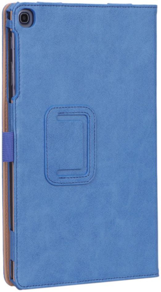 Samsung Galaxy Tab A 10.1 (2019) Portemonnee Hoesje met Strap Blauw afbeelding 8