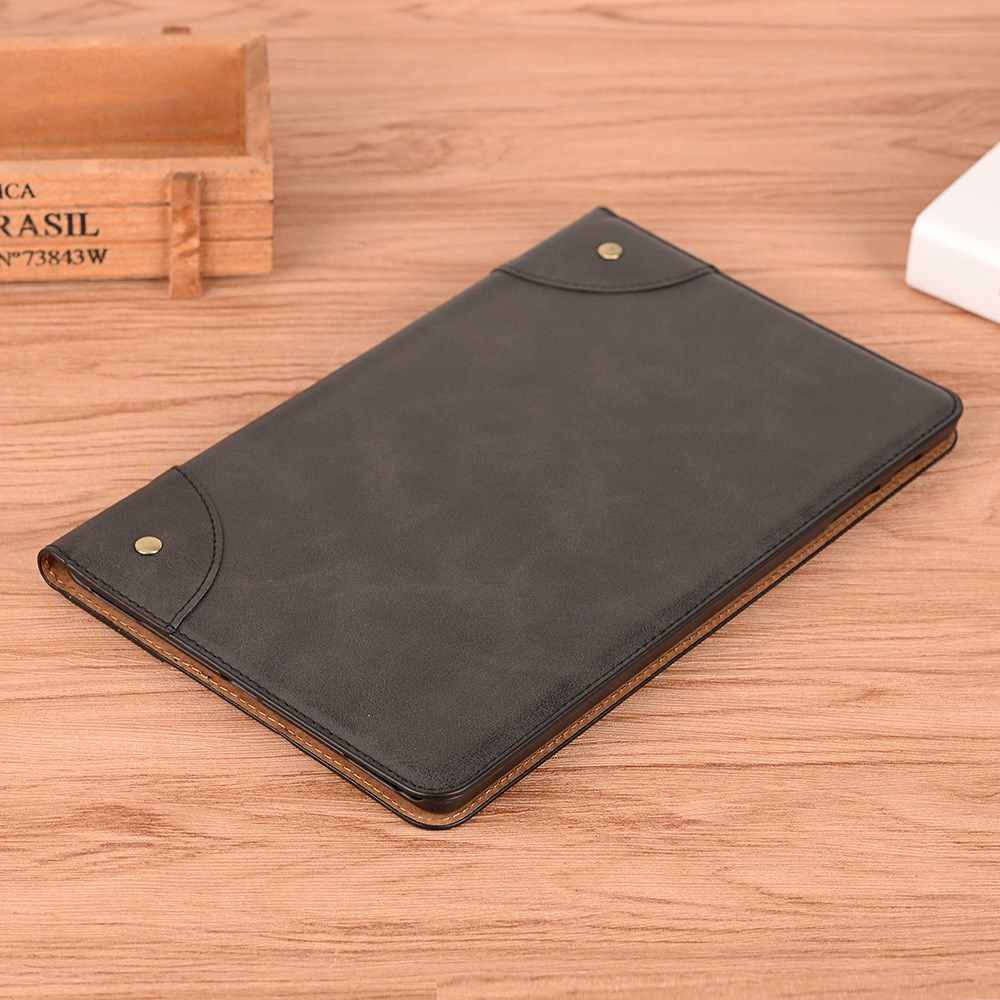 Samsung Galaxy Tab A 10.1 (2019) Retro Portemonnee Hoesje Zwart afbeelding 8