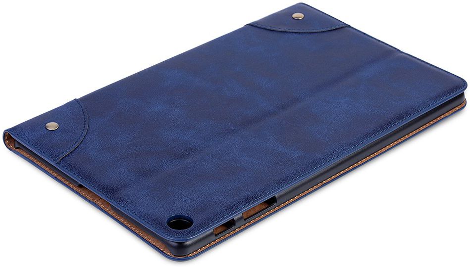 Samsung Galaxy Tab A 10.1 (2019) Retro Portemonnee Hoesje Blauw afbeelding 6