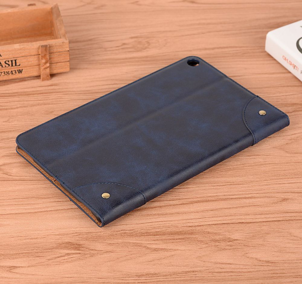 Samsung Galaxy Tab A 10.1 (2019) Retro Portemonnee Hoesje Blauw afbeelding 9