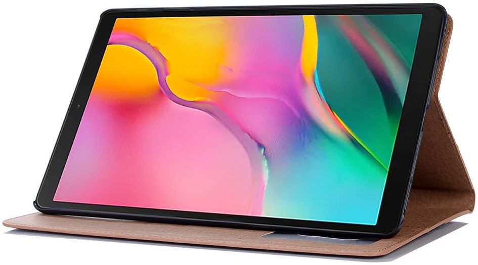 Samsung Galaxy Tab A 10.1 (2019) Retro Portemonnee Hoesje Bruin afbeelding 4