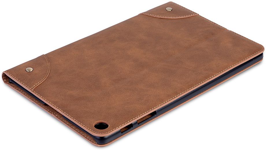 Samsung Galaxy Tab A 10.1 (2019) Retro Portemonnee Hoesje Bruin afbeelding 6