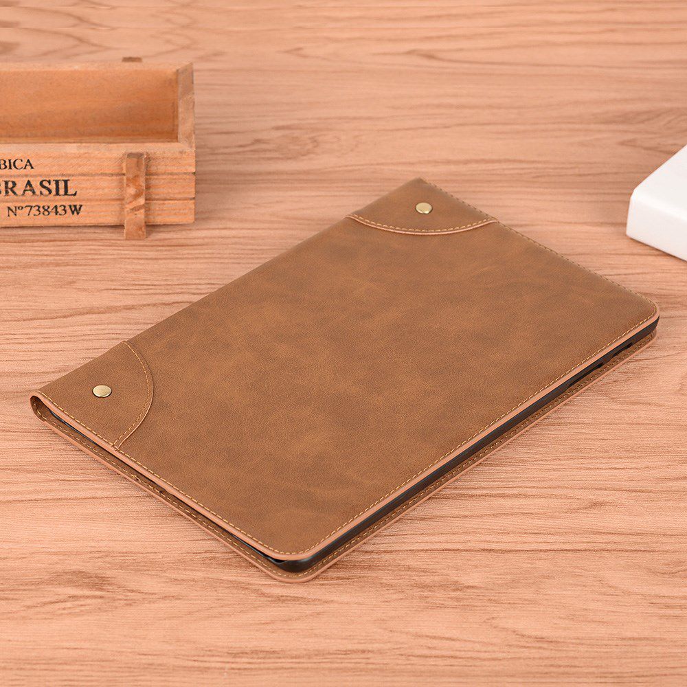 Samsung Galaxy Tab A 10.1 (2019) Retro Portemonnee Hoesje Bruin afbeelding 8