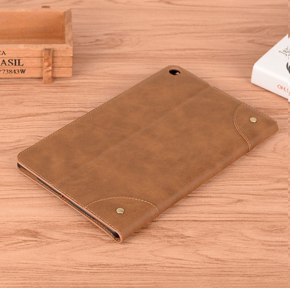Samsung Galaxy Tab A 10.1 (2019) Retro Portemonnee Hoesje Bruin afbeelding 9