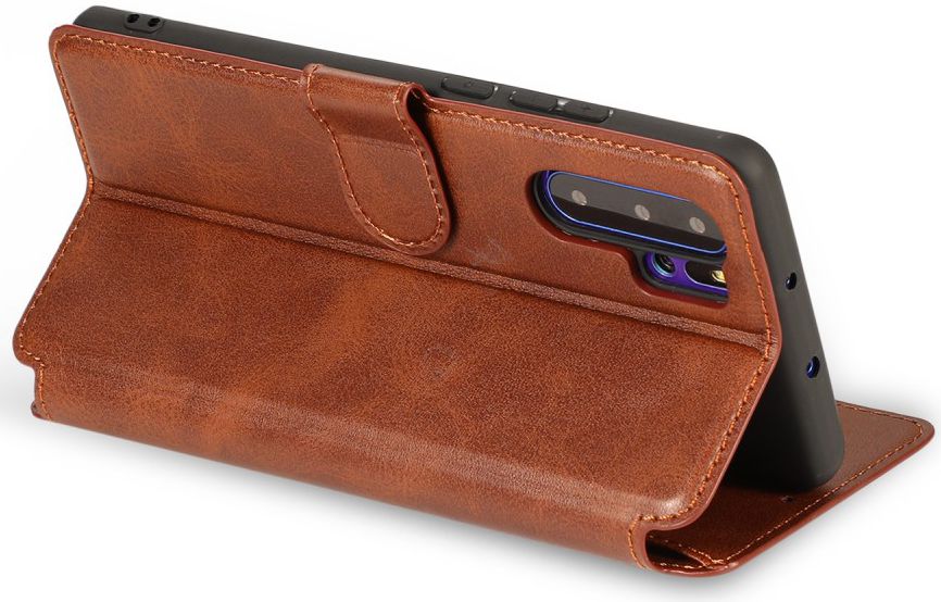 Huawei P30 Pro Portemonnee Hoesje Bruin afbeelding 5