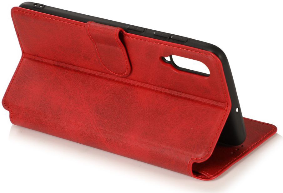 Samsung Galaxy A70 Portemonnee Hoesje Rood afbeelding 5