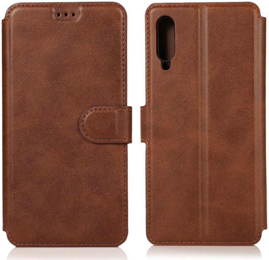 Samsung Galaxy A70 Portemonnee Hoesje Bruin afbeelding 3