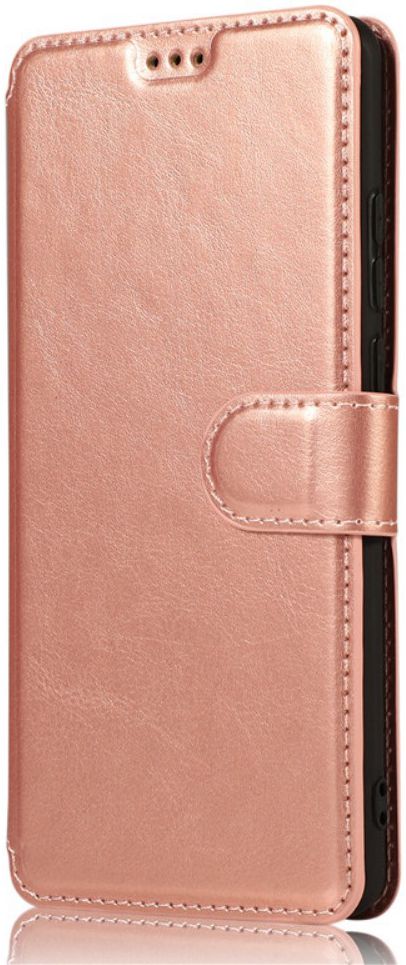 Samsung Galaxy A40 Stijlvol Portemonnee Hoesje Roze Goud afbeelding 4