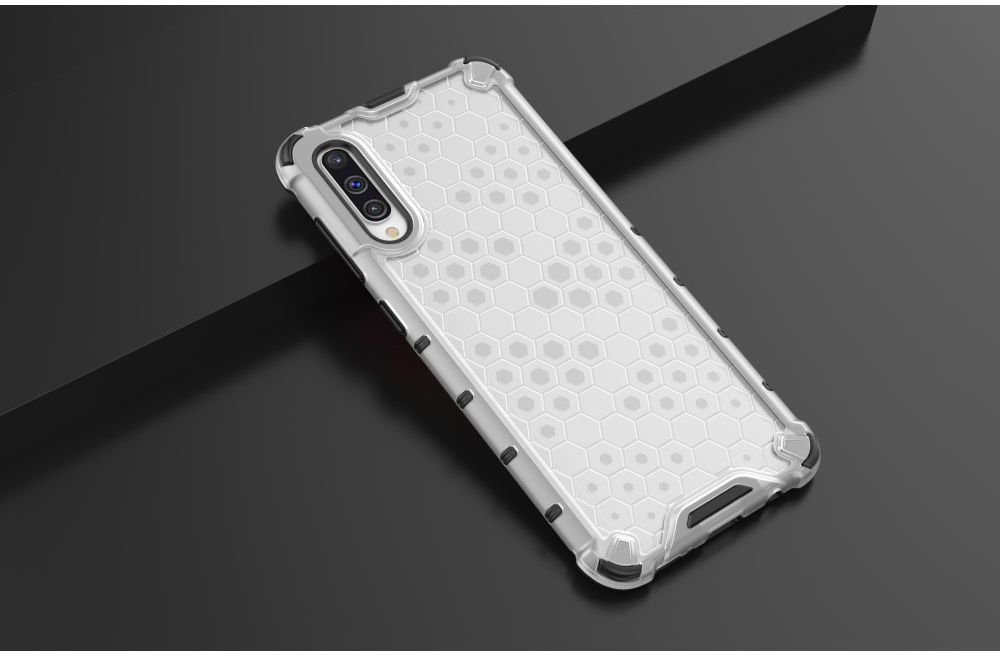 Samsung Galaxy A50 Siliconen Hoesje Shock Proof Hybride Transparant afbeelding 9