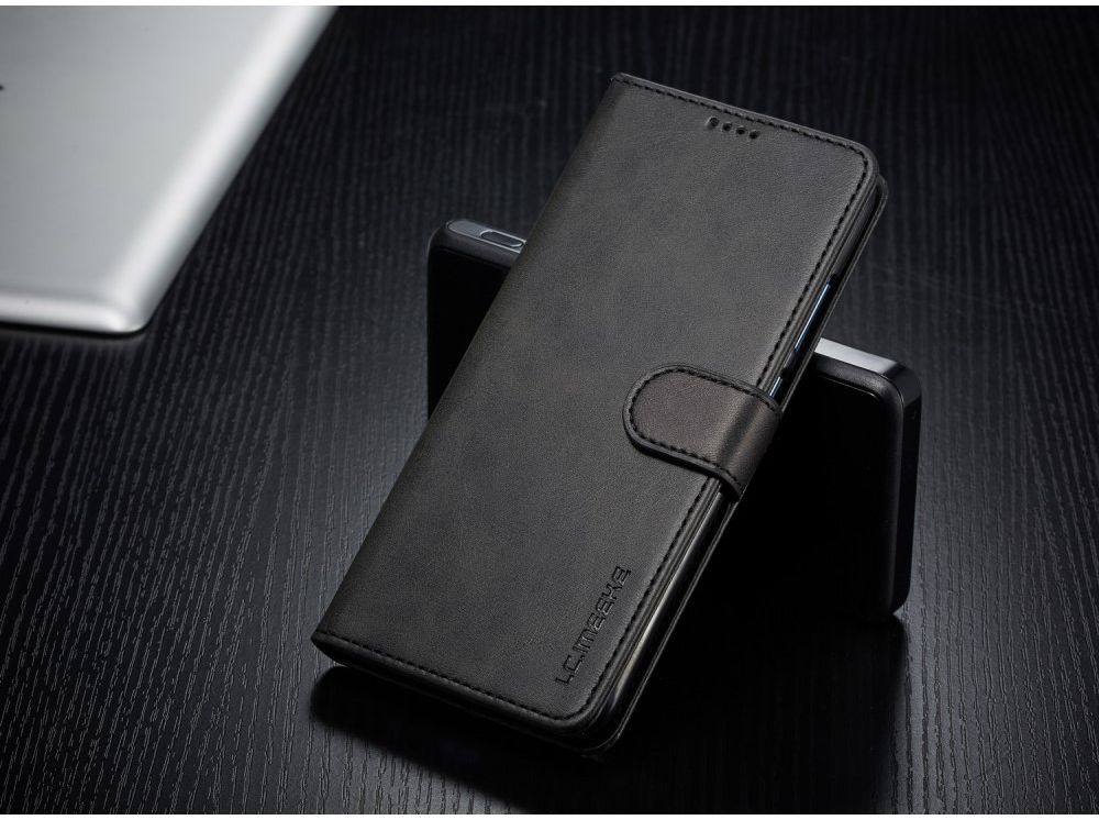 Huawei P Smart Plus (2019) Portemonnee Bookcase Hoesje Zwart afbeelding 4