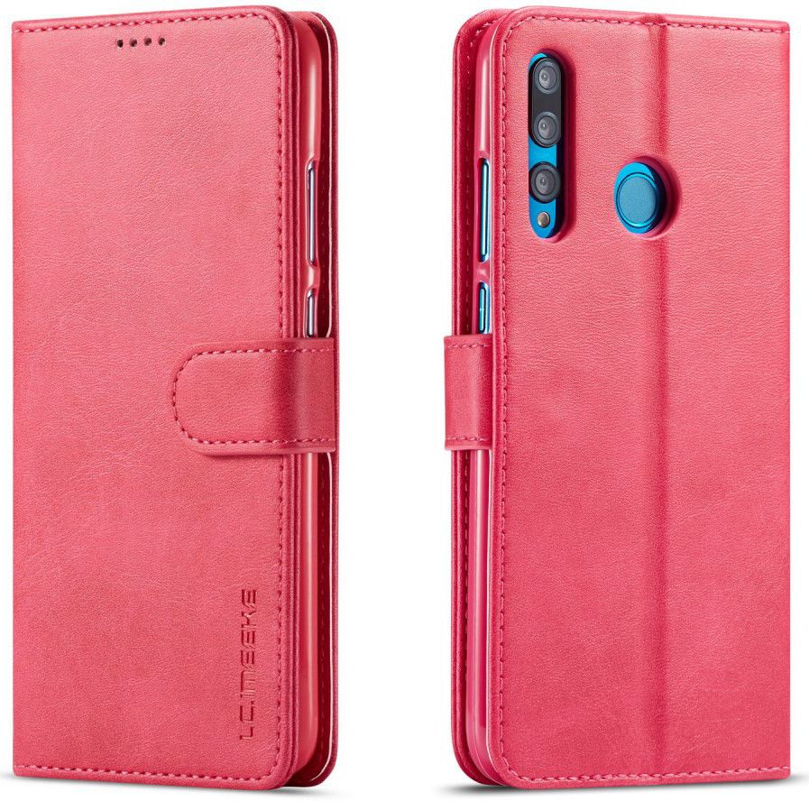 Huawei P Smart Plus (2019) Portemonnee Bookcase Hoesje Rood afbeelding 2