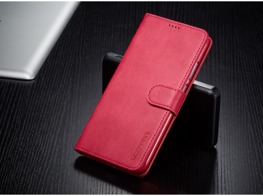 Huawei P Smart Plus (2019) Portemonnee Bookcase Hoesje Rood afbeelding 4