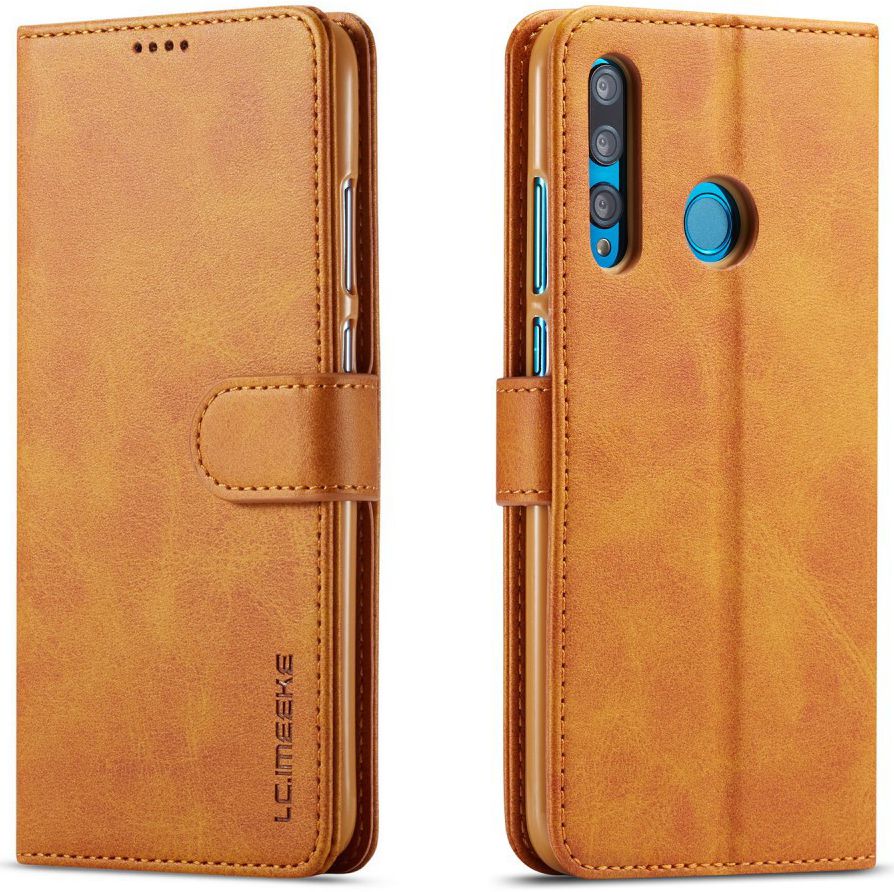 Huawei P Smart Plus (2019) Portemonnee Bookcase Hoesje Bruin afbeelding 2