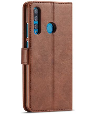 Huawei P Smart Plus (2019) Portemonnee Bookcase Hoesje Donkerbruin Hoesjes