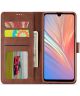 Huawei P Smart Plus (2019) Portemonnee Bookcase Hoesje Donkerbruin
