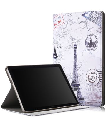 Huawei MediaPad T5 Print Hoesje Eiffeltoren Hoesjes