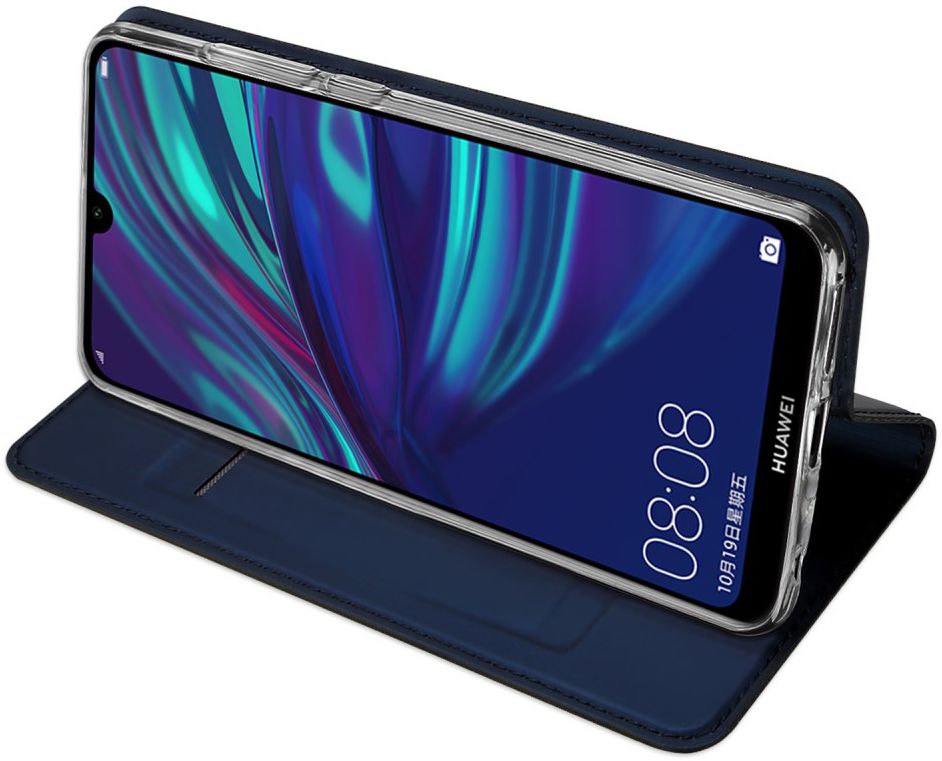 Dux Ducis Skin Pro Series Flip Hoesje Huawei P Smart Plus (2019) Blauw afbeelding 6