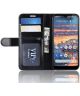 Nokia 4.2 Portemonnee Bookcase Hoesje Zwart