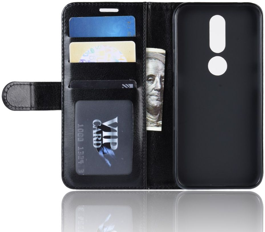 Nokia 4.2 Portemonnee Bookcase Hoesje Zwart afbeelding 3