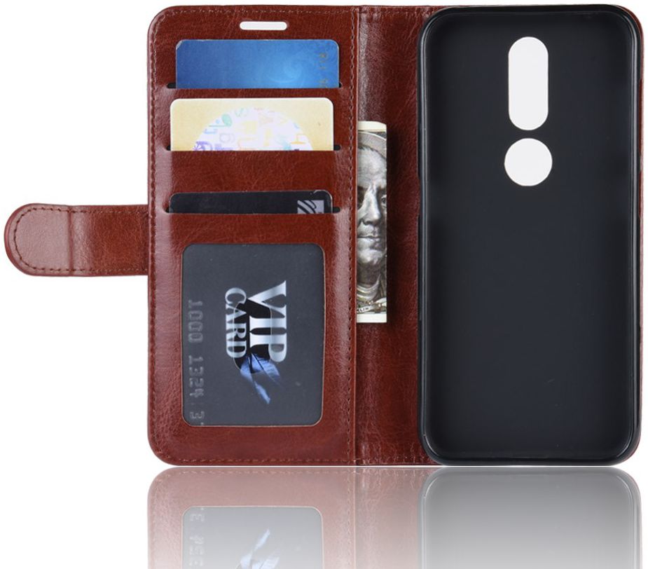 Nokia 4.2 Portemonnee Bookcase Hoesje Bruin afbeelding 2
