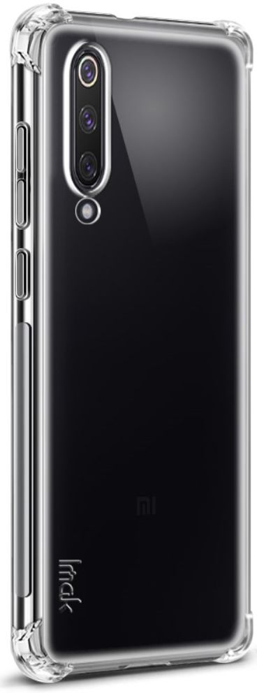 IMAK Xiaomi Mi 9 SE Hoesje TPU met Screenprotector Transparant afbeelding 4