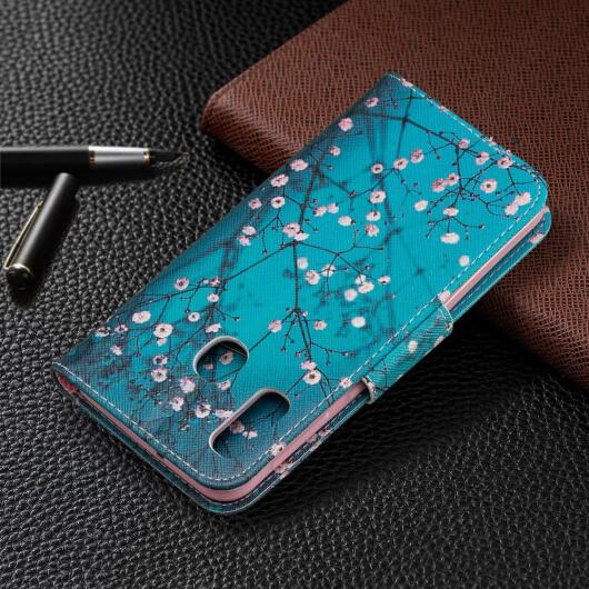 Samsung Galaxy A20E Portemonnee Hoesje met Wintersweet Print afbeelding 8
