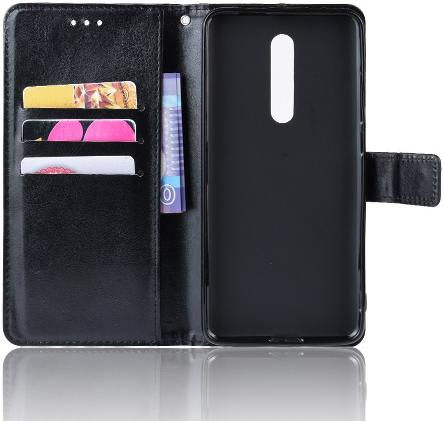 Xiaomi Mi 9T Luxe Portemonnee Hoesje Zwart afbeelding 2