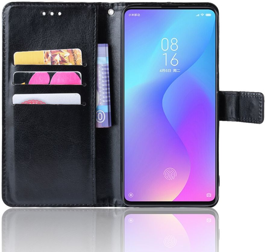 Xiaomi Mi 9T Luxe Portemonnee Hoesje Zwart afbeelding 5