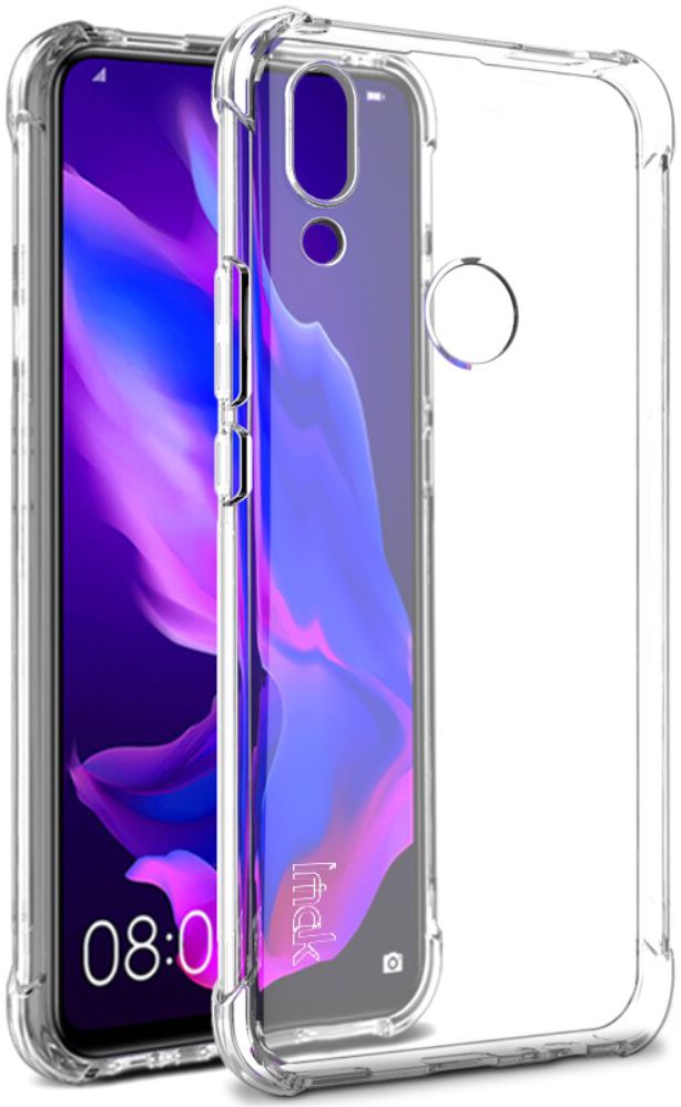IMAK Huawei P Smart Z Hoesje TPU met Screenprotector Transparant afbeelding 2